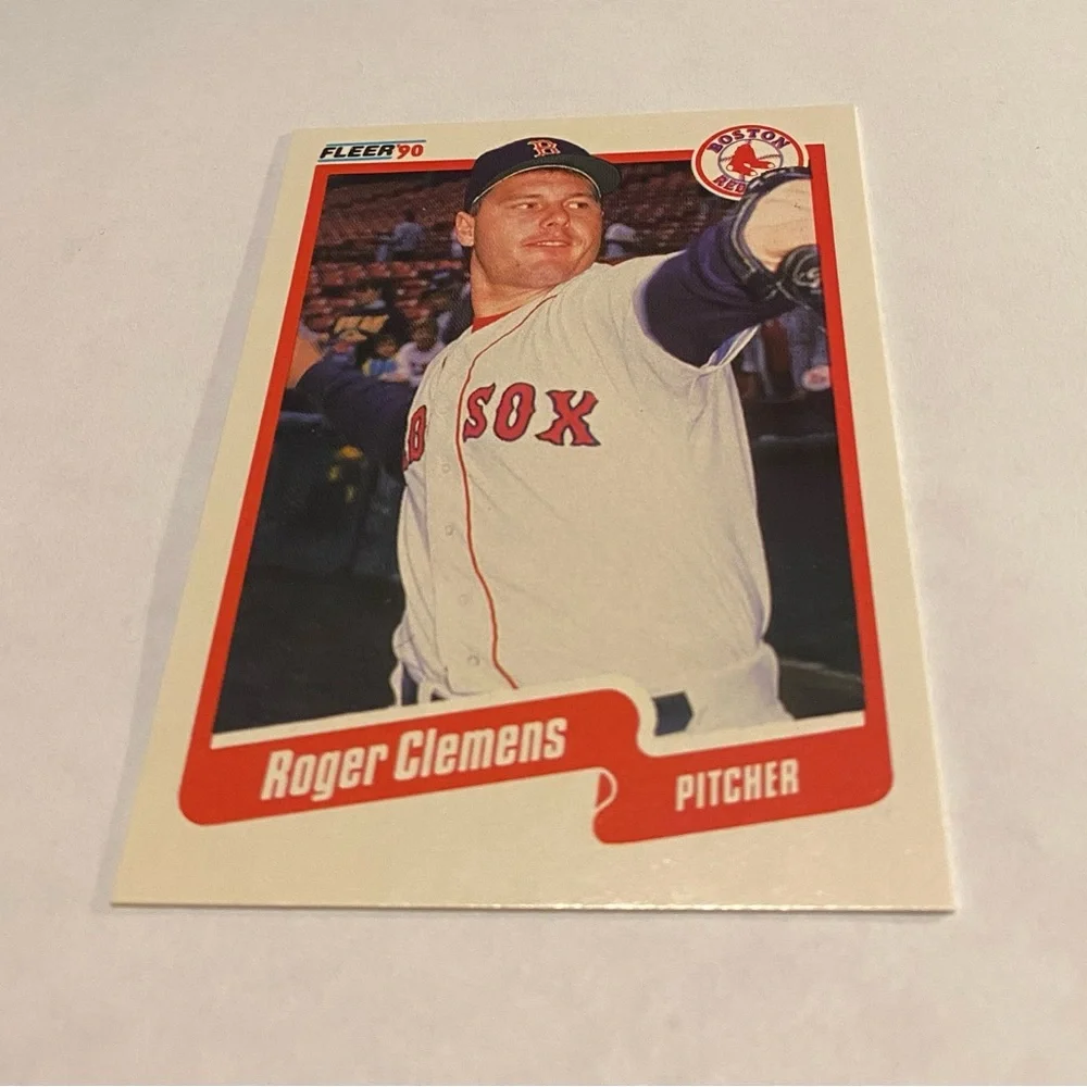 Roger Clemens Rare ! Error 1990 Fleer Baseball Card Wrong Home Town (Katv tx)